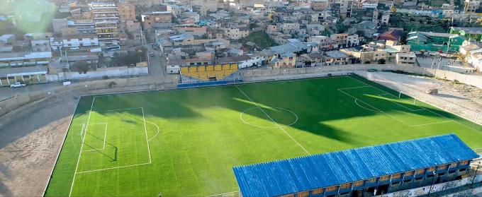 Struttura artificiale del monofilamento dell'erba di calcio di altezza realistica di sguardo 60mm 0