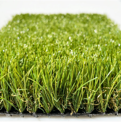 La CINA Il tappeto erboso artificiale del giardino del PPE curvo fissa l'erba del paesaggio del filato fornitore
