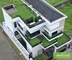 Il trio modella l'erba artificiale del giardino del PE del monofilamento con il rivestimento del lattice di SBR fornitore
