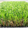Panno artificiale di verde pp del campo di erba del giardino riccio del PPE più rete di rinforzo fornitore